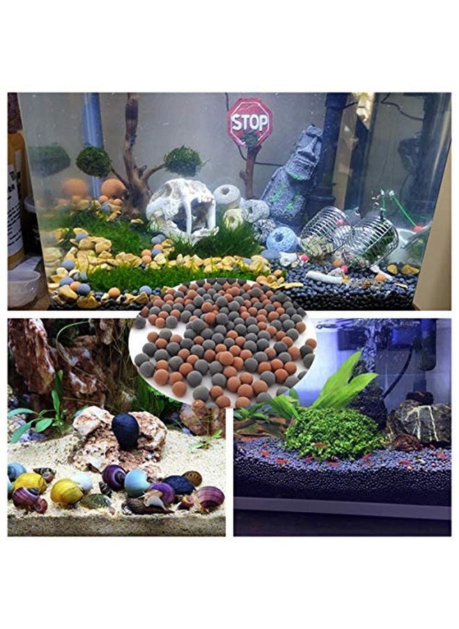 MeiMei MEIMEI 100 Pcs Aquarium Tank Mineral Balls,Fish Tourmaline Balls Accessories Freshwater Aquarium Rocks,Live Shrimp Betta Fish Crayfish Food  - Image 3