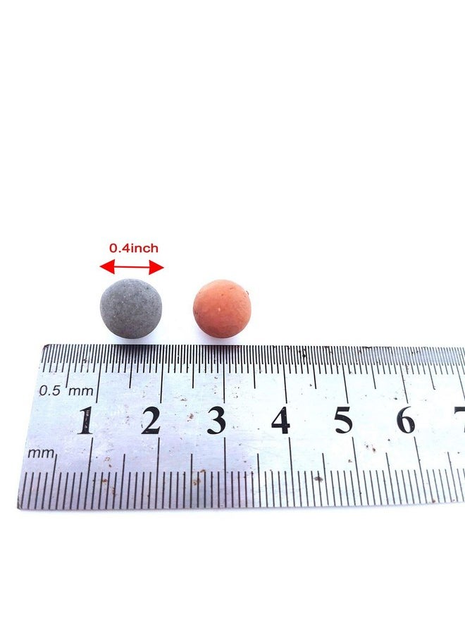 MeiMei MEIMEI 100 Pcs Aquarium Tank Mineral Balls,Fish Tourmaline Balls Accessories Freshwater Aquarium Rocks,Live Shrimp Betta Fish Crayfish Food  - Image 2