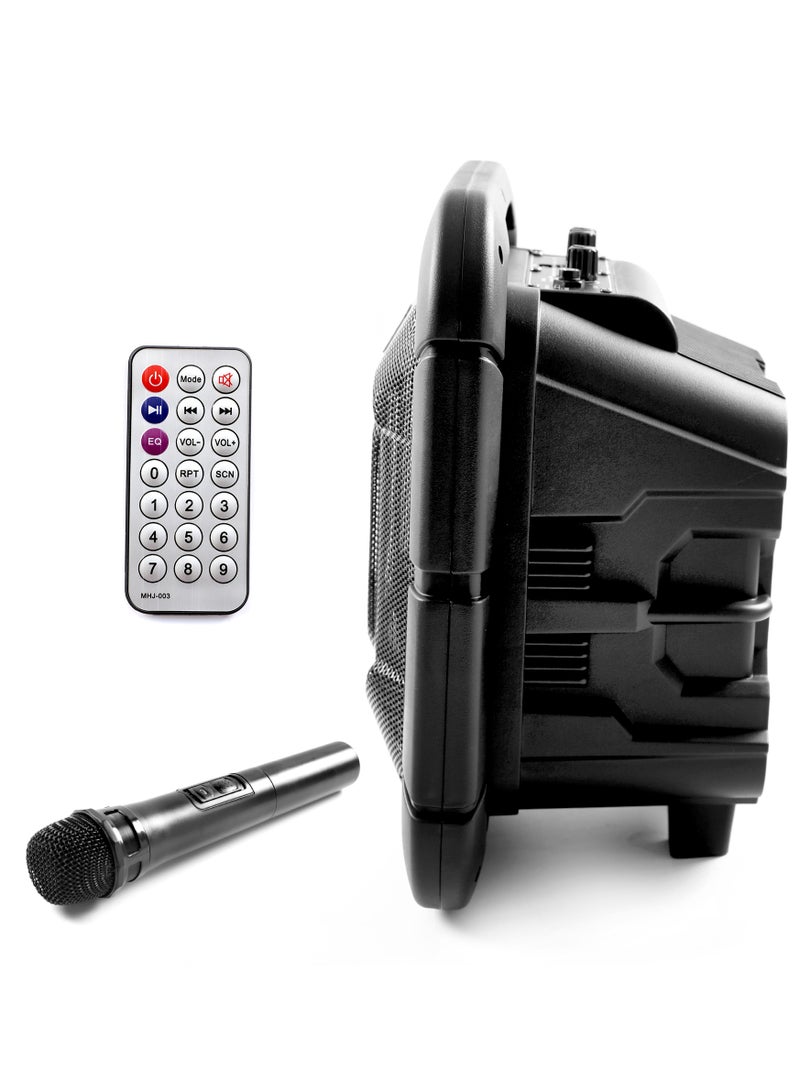 آي سونيك سماعة بلوتوث مربعة 8 بوصة iSONIC IS 471، ميكروفون لاسلكي، تقنية TWS، إضاءة LED، بطارية 3.7 فولت 1800 مللي أمبير، تحكم عن بُعد USB - Image 5