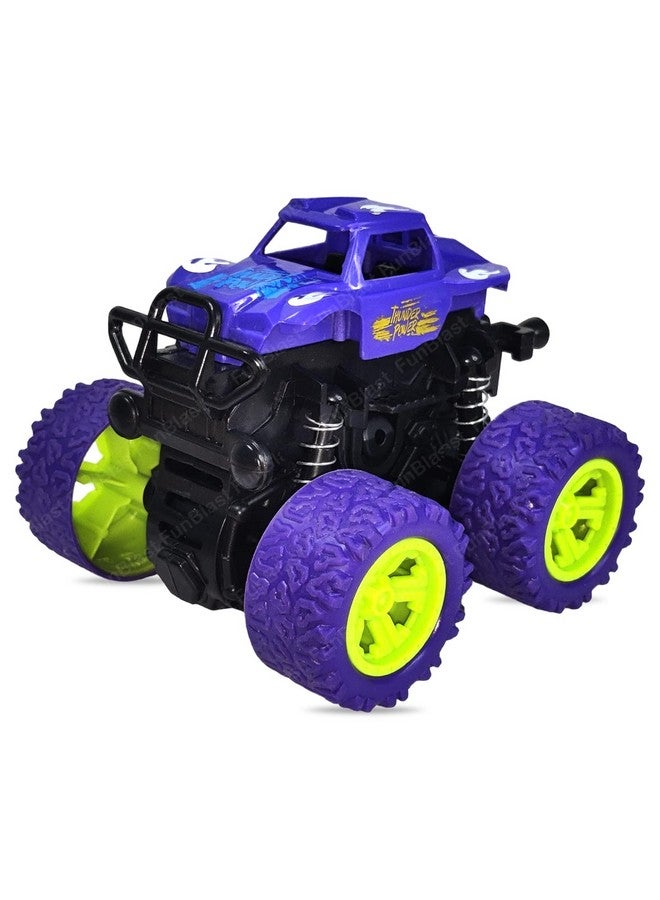 FunBlast Unbreakable Monster Truck Toy - Friction Power Push and Go Crawling Rock Crawler Toy for Kids|Boys (Purple) - Image 1