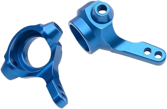 Blue Aluminum Alloy Front Steering Knuckles For 1 10 Scale RC Model Car Upgrade - Image 1