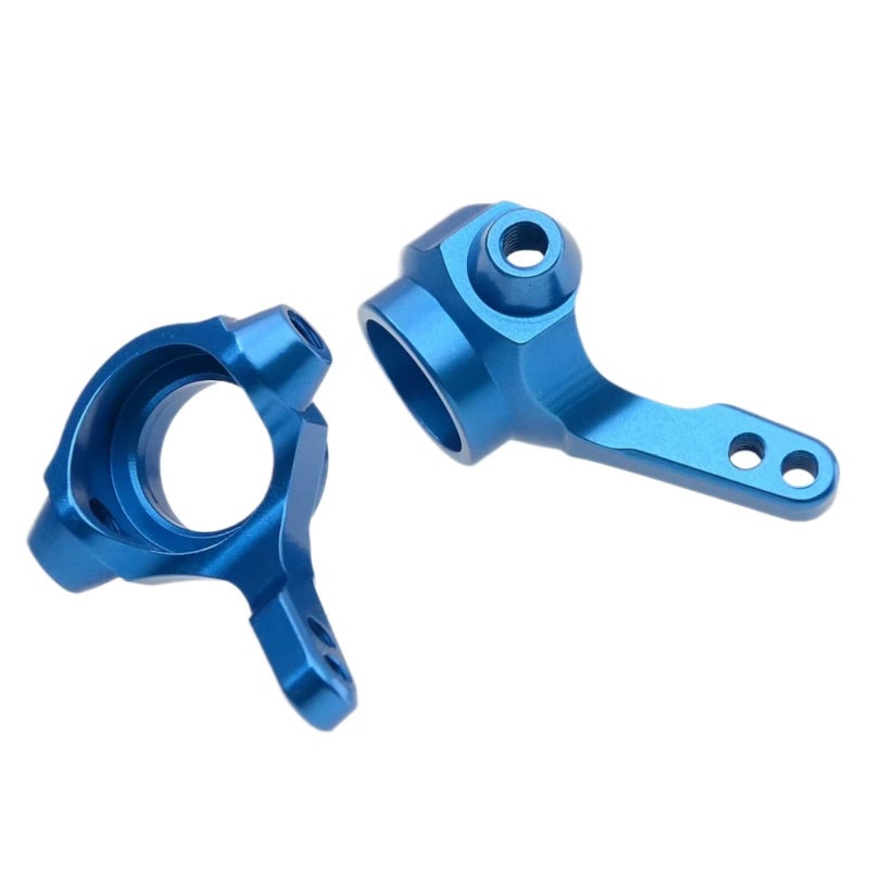 Blue Aluminum Alloy Front Steering Knuckles For 1 10 Scale RC Model Car Upgrade - Image 2
