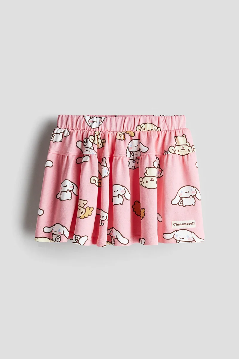 H&M Patterned sweatshirt skirt