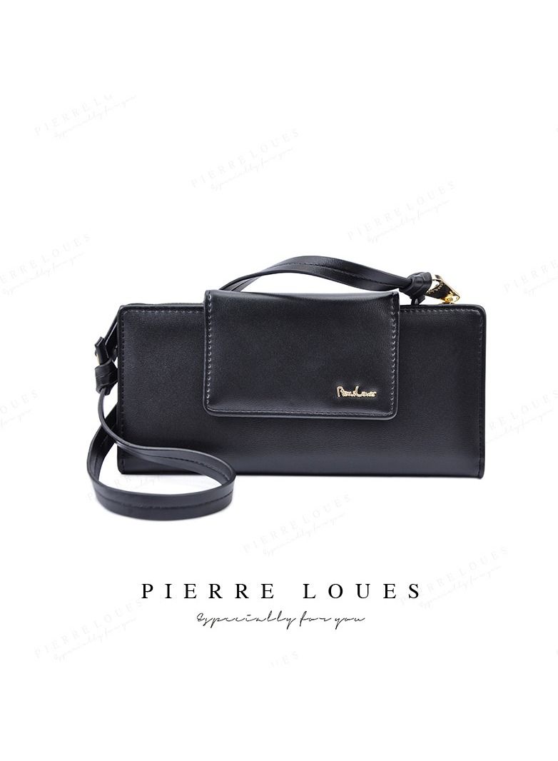 PIERRE LOUES Womens Leather Shoulder Bag Ladies Geometric Contrast Crossbody Bag Sling Bag Side Bag Carry Bag Daily Commuting Largecapacity Handbag Tote Bags Clutch Bag Satchel Bag for GirlsCollege Students