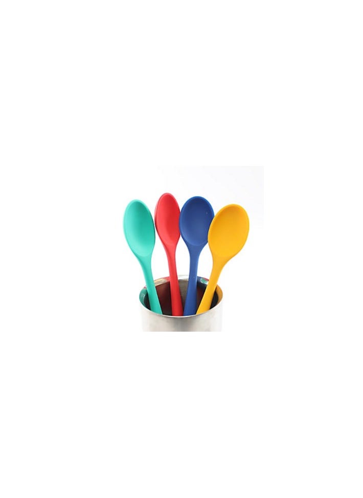 Generic Heat Resistant Silicone Cooking Spoon  -multicolor  - Image 5