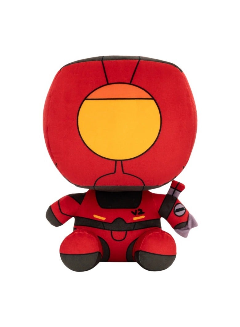 New Ultrakill merchandise: Red sitting warrior robot plush toy - perfect gift for fans and friends!