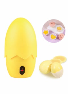 Y&D Electric Egg Whisk, White and Yolk Mixer Kitchen Cooking Baking Tool Accessories with European Charging Cable (Yellow)  - Image 1