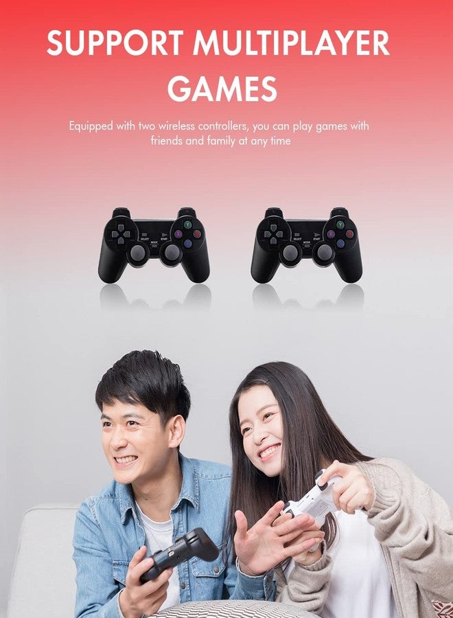 GSH GD20 HDMI Stick Video Game Console Built-in 10K+ Classic Games 4k 64gb Card CPS, ps1, MAME, DC, FC, GB, GBA, GBC, MD, SFC, Atari, SNES, NES 2 Wireless Controller | HDMI Output | Dual Player. - Image 3