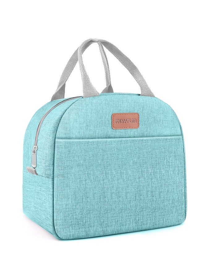 Easyfun Lunch Bag for Women & Men Adult Insulated Lunch Box, Small Leakproof Cooler Food Lunch Containers Reusable High Capacity Lunch Tote Bags for Work, Travel, Outdoor (Aqua Green) - Image 1