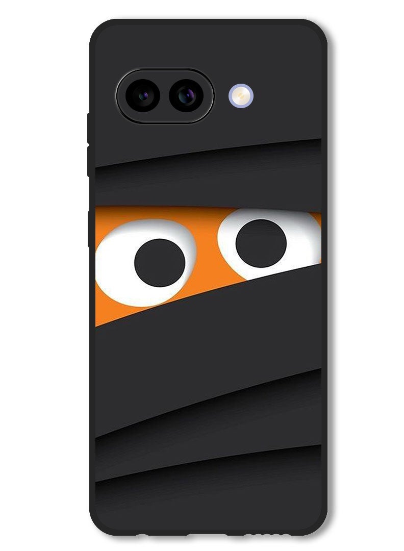 Theodor Case Compatible with Google Pixel 9A Protection Shockproof Bumper Cover Two Eyes Appearing - Image 1