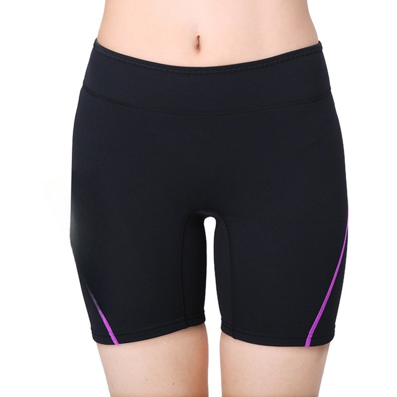 DIVE & SAIL Neoprene Shorts: 1.5mm Stretchy Neoprene Fabric, Elastic Waist With Adjustable Fastener Tape - Warmth & Spiky Object Protection Diving Shorts for Women Water Sports - Image 5