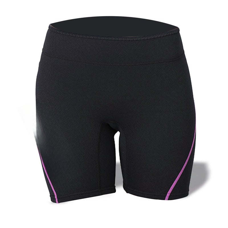 DIVE & SAIL Neoprene Shorts: 1.5mm Stretchy Neoprene Fabric, Elastic Waist With Adjustable Fastener Tape - Warmth & Spiky Object Protection Diving Shorts for Women Water Sports - Image 1