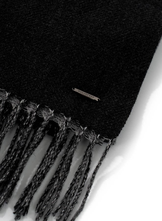 Dalydress Men Scarf Reversible Black/Grey - Image 3