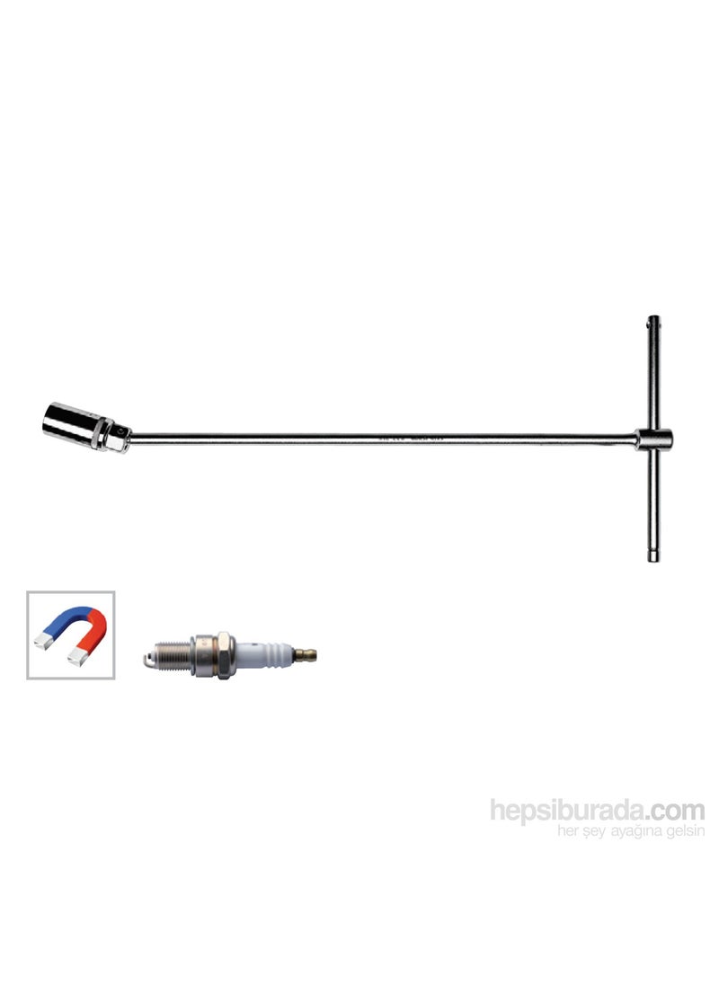 Ceta Form B32-21S 21 Mm T Handle Pivoting Head Spark Plug Socket Flex Wrench (With Magnet) 