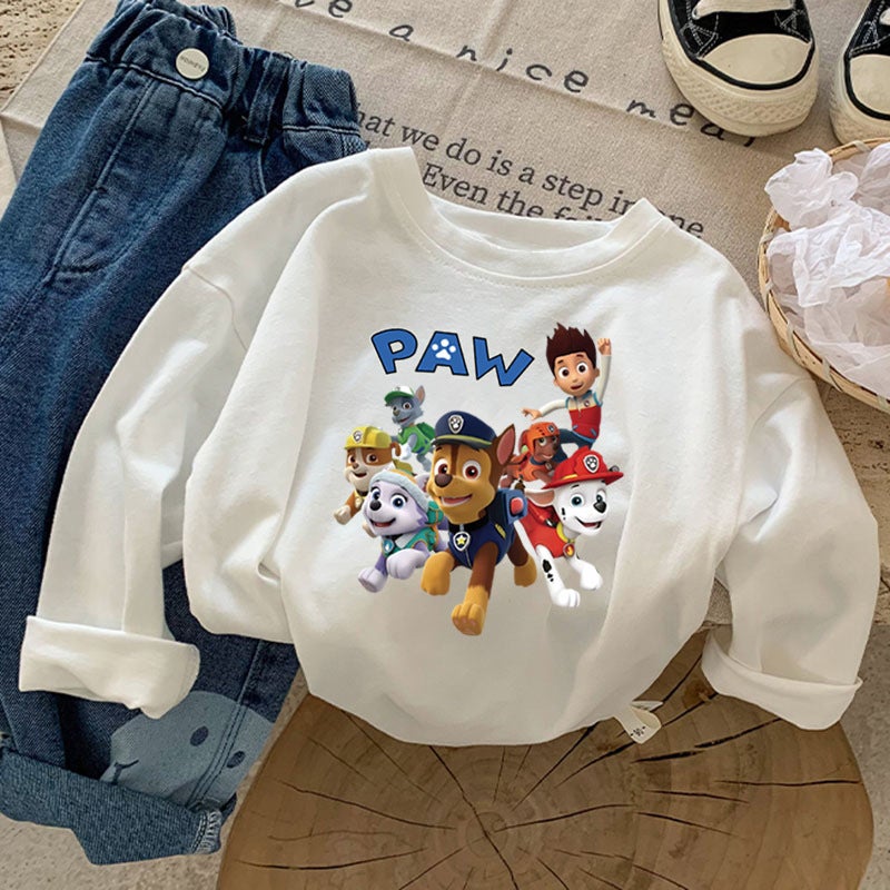 New Autumn Boys Long-Sleeved T-Shirt Baby Top 2024 Printed Children'S Wear Children'S Loose Base Shirt Trendy - Image 5