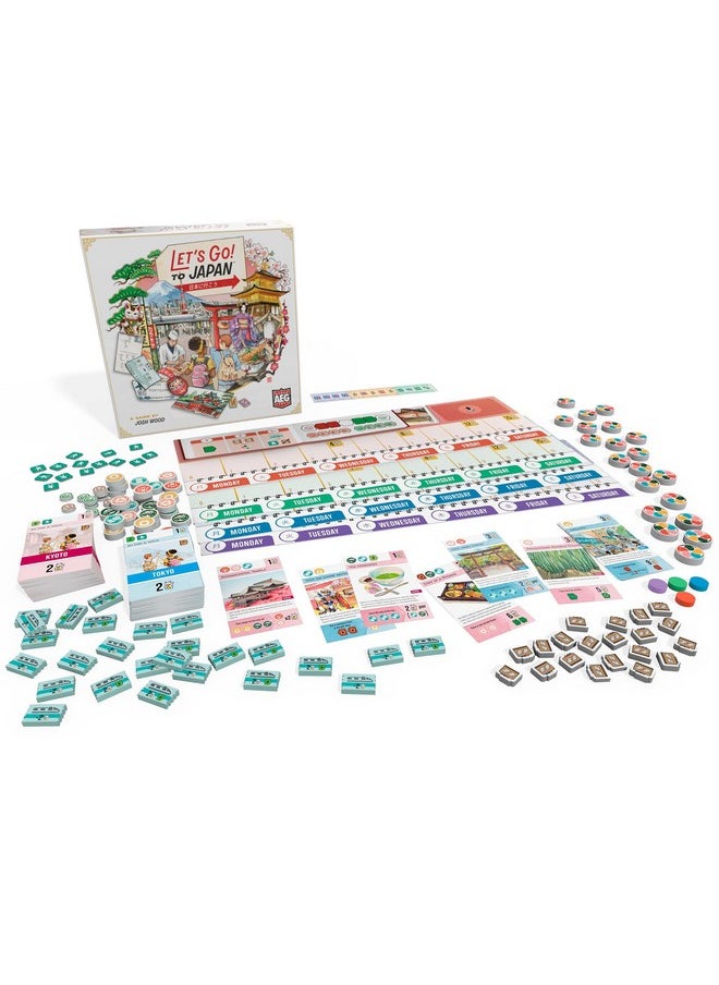 AEG - Let'S Go! To Japan Board Game | Storytelling & Travel Planning Strategy Card Game | Plan & Experience Your Dream Vacation | 1-4 Players | Ages 10+ - Image 1