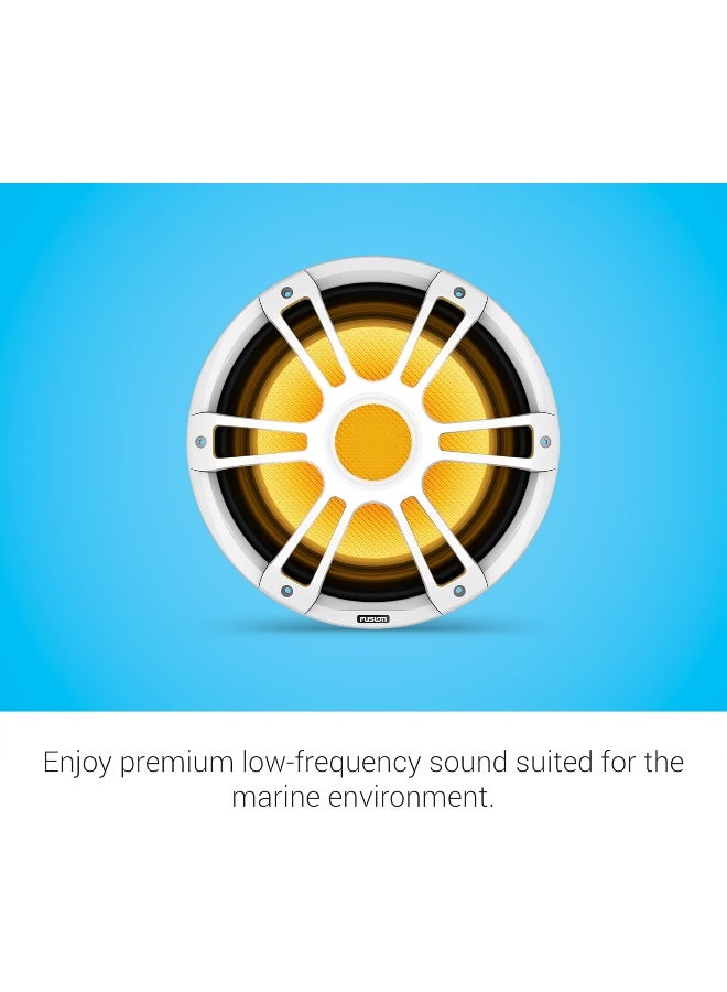 GARMIN Garmin FUSION SIGNATURE SERIES 3I MARINE SUBWOOFERS 12 1400-WATT CRGBW SPORTS WHITE  - Image 3