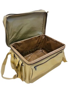 Albawadi Camping Bag Travel Luggage with Iron Frame Handle Bag Green Large Size N-1017  - Image 3