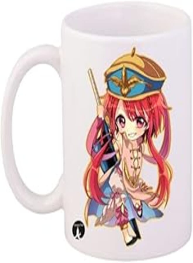 RYN Anime Magi/The Labyrinth Of Magic Printed Mug White/Red/11ounce