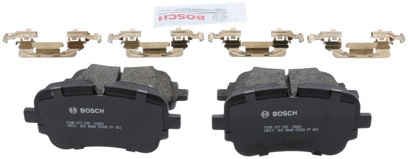 BOSCH BC2365 QuietCast Premium Ceramic Disc Brake Pad Set - Compatible with Select Audi A8 Quattro, Q7, Q8, S6, S7 Sportback, S8, SQ7, SQ8; REAR - Image 2