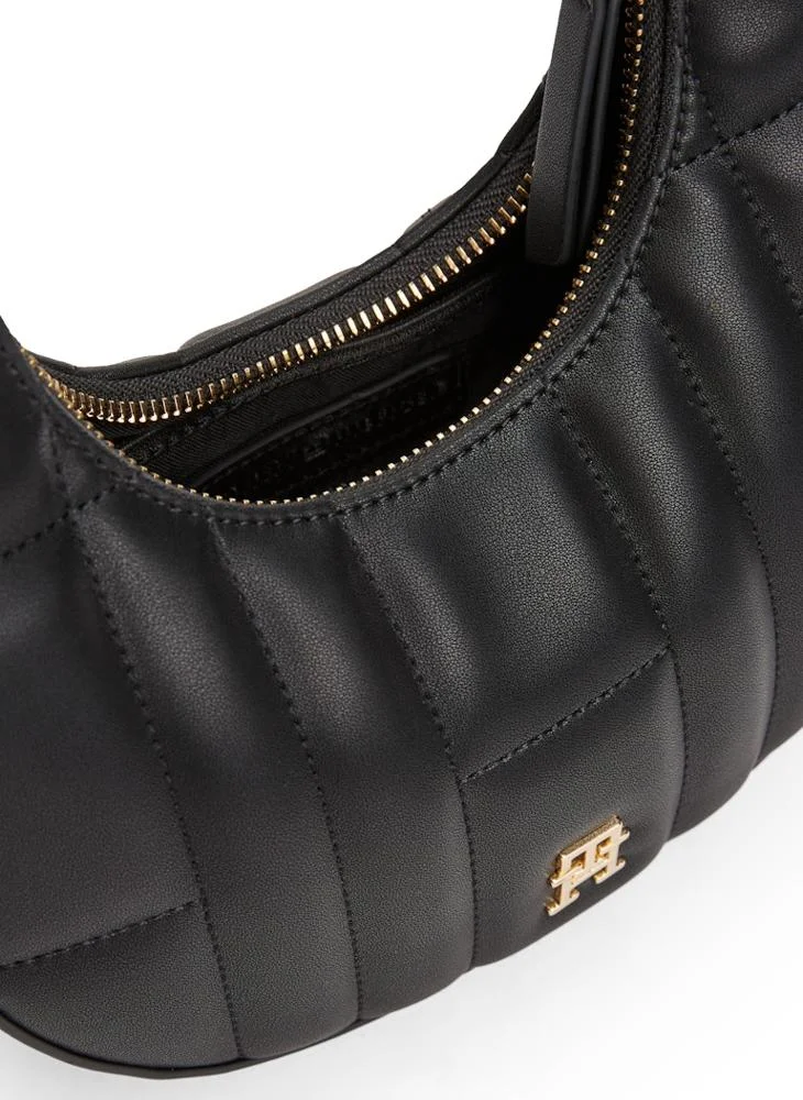 TOMMY HILFIGER Logo Detailed Zip Through Hobo