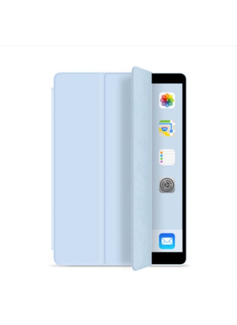 Batch Explosion Suitable For 2024pro11 Silicone Heat Dissipation Air5 Protective Cover Mini6 Ultra-thin 10.9 Drop-resistant Soft 4 Shell-Color:White Ice-Applicable Model:air1/ipad 5(TPU Soft Case)
