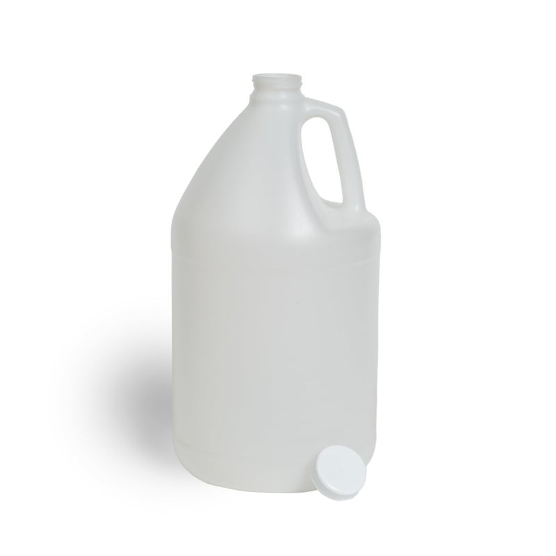FastRack 4-Pack 1 Gallon Water Bottle Plastic Jug Container with Lid | White Food Grade Gallon Water Jug, BPA-Free, Leak-Proof Pitcher With Lid Fermentation, Brewing, Storage & More - Image 3