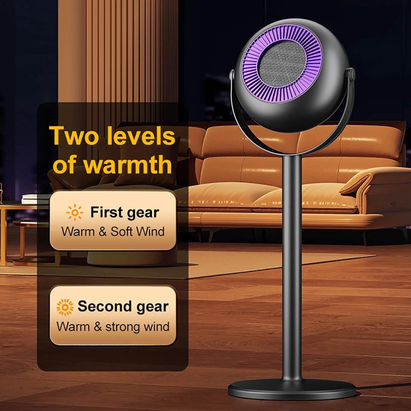 Height Adjustable Floor Heater, Fast Heating Whole Room Indoor Use for Home or Office - Image 1