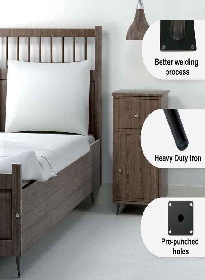 FIVEPEARS 4pcs 4 Inch Matte Black Furniture Legs - Image 3