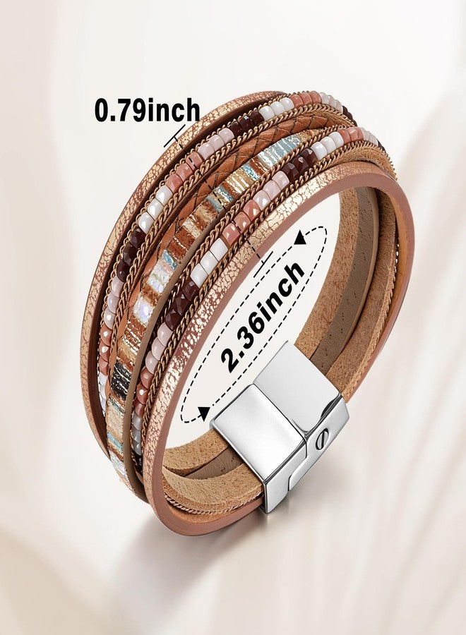 XIUDA Urn Bracelet for Ashes Boho Cremation Jewelry for Ashes Stainless Steel Memorial Cremation Bracelet Ashes Keepsake for Women - Image 3