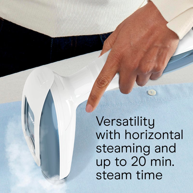 Conair Handheld Garment Steamer for Clothes, Turbo ExtremeSteam 1875W Fabric Clothes Steamers, Hand Steamer for Clothes, Portable Handheld Garment Steamers for Clothes, Handheld Steamer, Blue - Image 5