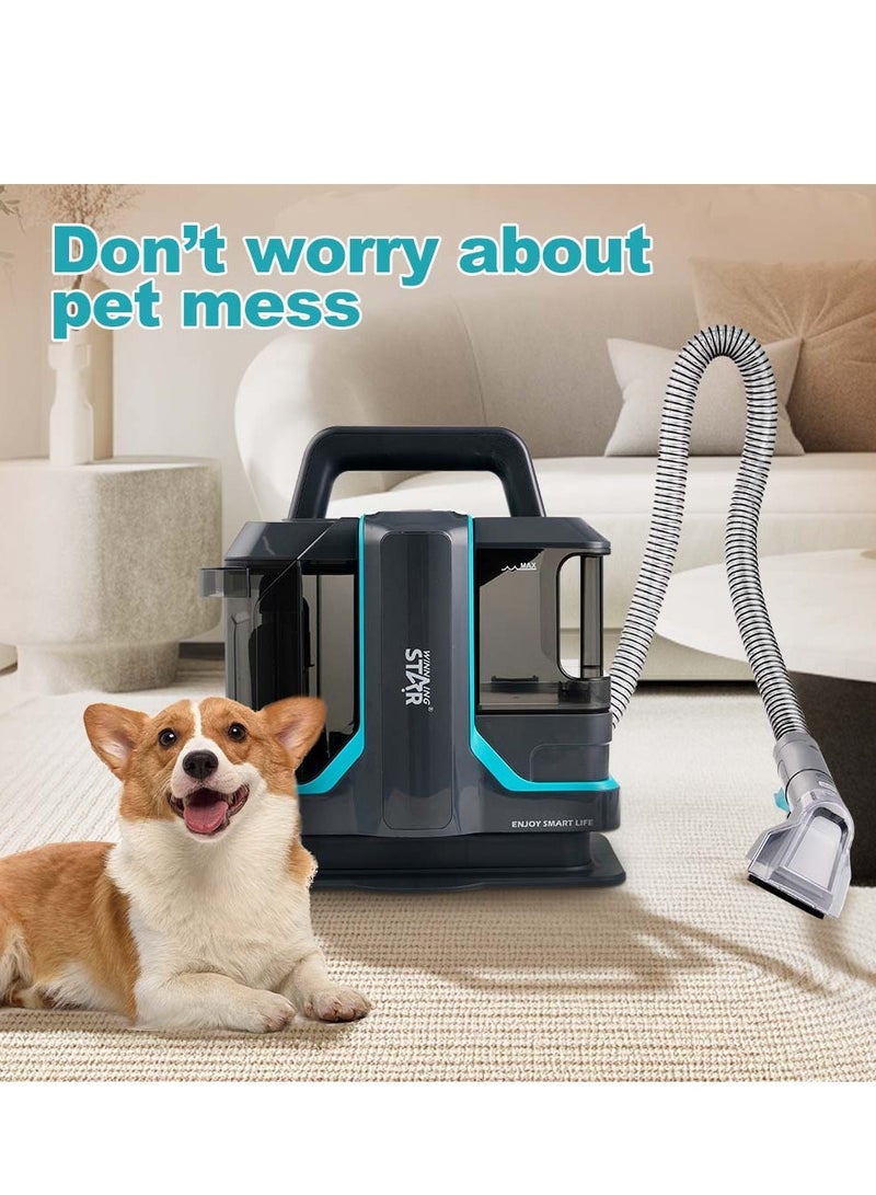 General Carpet and sofa cleaning spray and suction integrated small multifunctional fabric cleaning machine  - Image 2