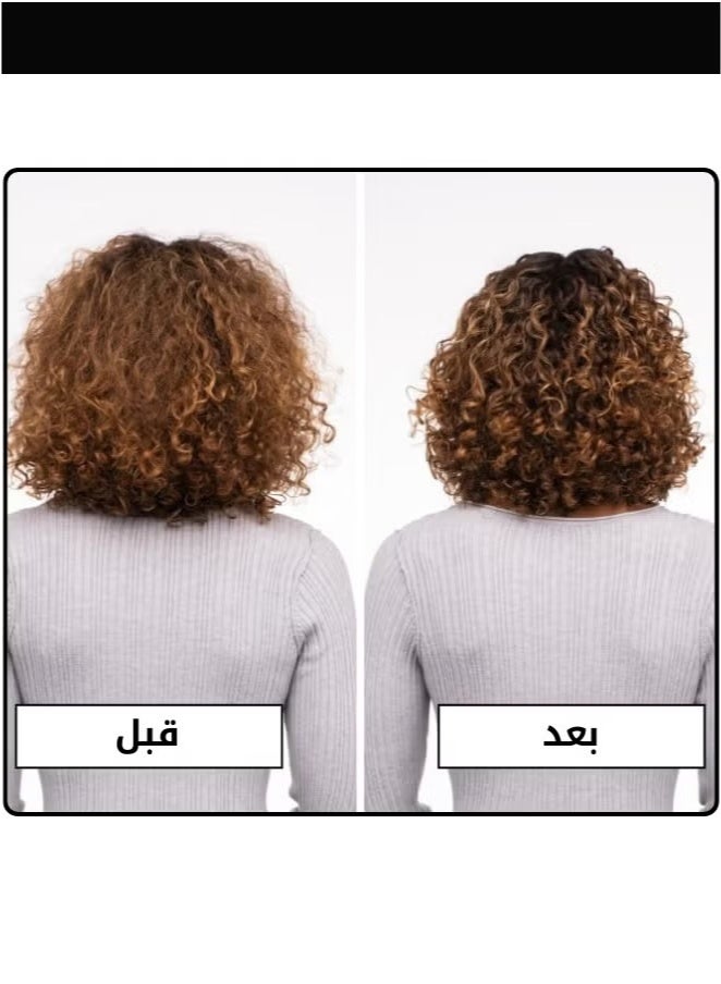 حكمة بيوتي فرشاة لتحديد وتشكيل الشعر الكيرلي، مشط لفك تشابك الشعر الرطب والجاف مناسبة لجميع انواع الشعر - Image 3