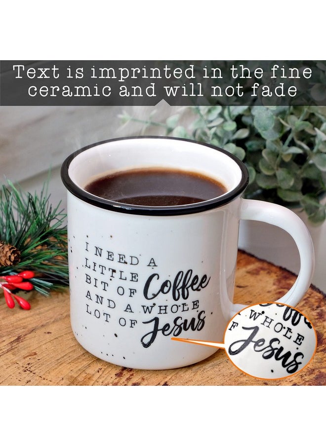 MAINEVENT MAINEVENT All I Need is A Little Coffee and A Whole Lot of Jesus Mug 11 Ounce, All I Need is Coffee And A Whole Lot of Jesus Ceramic Mug, All I Need Today is Coffee Christian Mug Religious  - Image 3