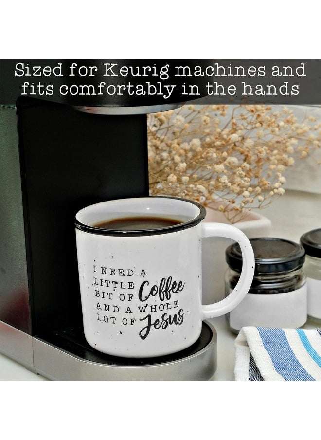MAINEVENT MAINEVENT All I Need is A Little Coffee and A Whole Lot of Jesus Mug 11 Ounce, All I Need is Coffee And A Whole Lot of Jesus Ceramic Mug, All I Need Today is Coffee Christian Mug Religious  - Image 4