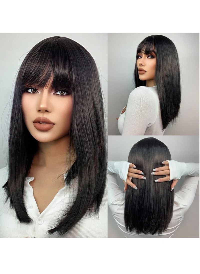Wig Caps, Hair Styling Accessories, Stretchable Dome Mesh Women Lace Front, Black Cap Hairnets with Wide Elastic Band, Small Wigs - Image 2