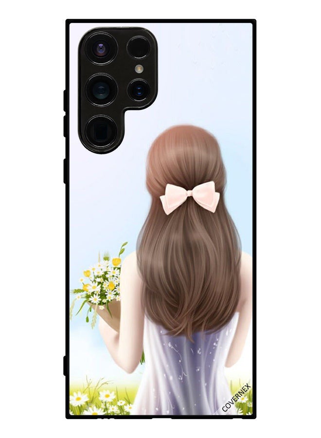 Covernex Protective Case Cover For Samsung Galaxy S23 Ultra Lovely Girl - Image 1