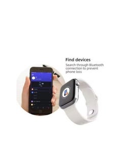 T500 smart watch ip 68 waterproof sports smart bracelet heart rate and Bluetooth White
