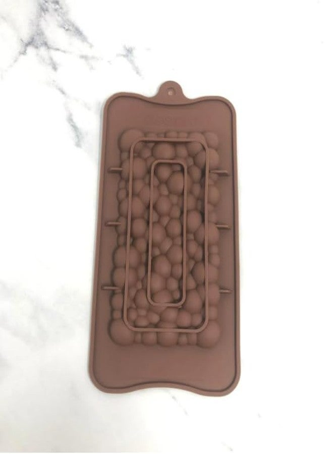 MoldBerry Bubble Bar Chocolate Mould Making Silicone Bar Mold Baking Tools- Non-Stick Silicone Cake Mold -Jelly and Candy Mold 3D Mold Flexible & Reusable Mould - Image 4