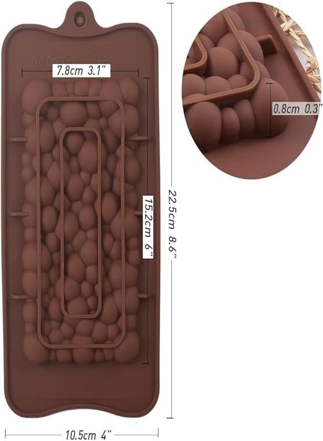 MoldBerry Bubble Bar Chocolate Mould Making Silicone Bar Mold Baking Tools- Non-Stick Silicone Cake Mold -Jelly and Candy Mold 3D Mold Flexible & Reusable Mould - Image 2