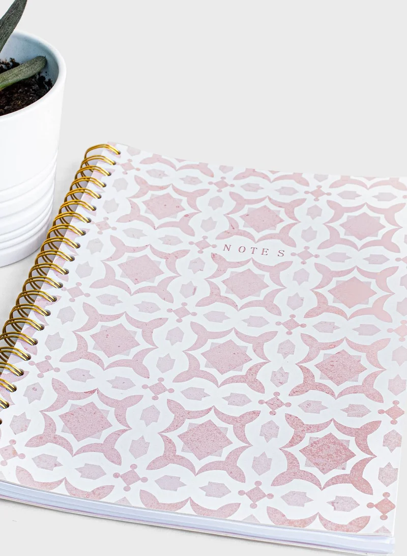 Prickly Pear Mosaic A4 Pu Spiral Notebook