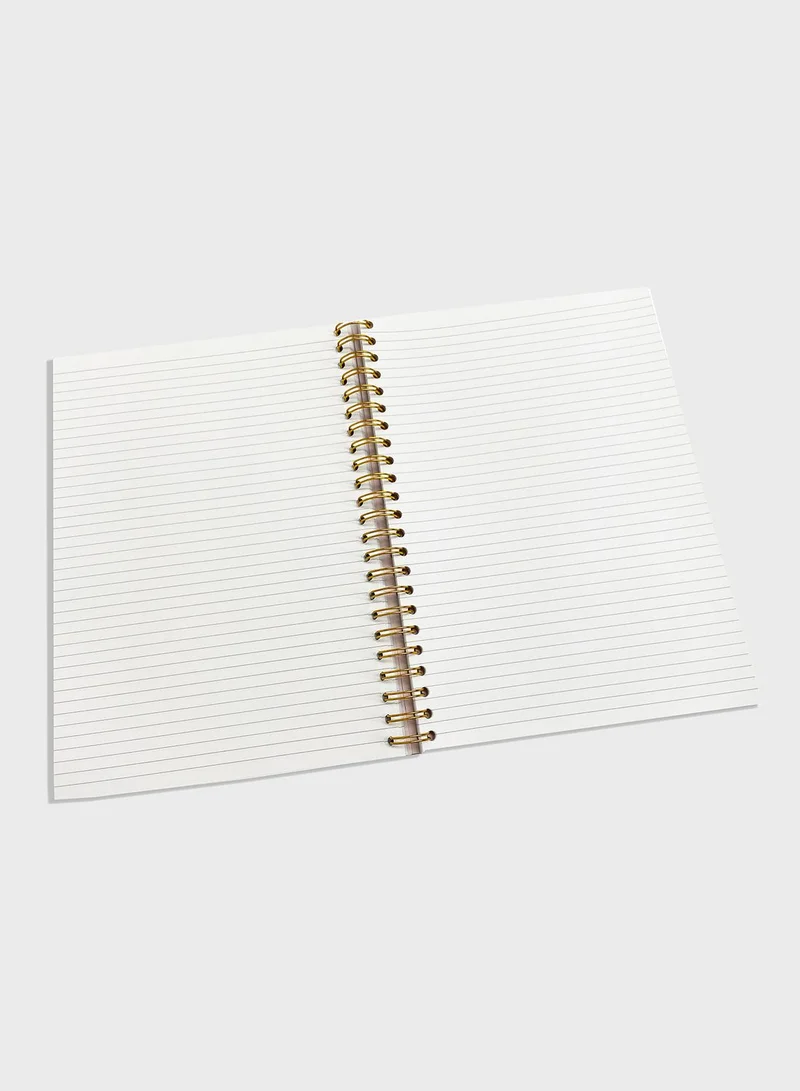 Prickly Pear Mosaic A4 Pu Spiral Notebook