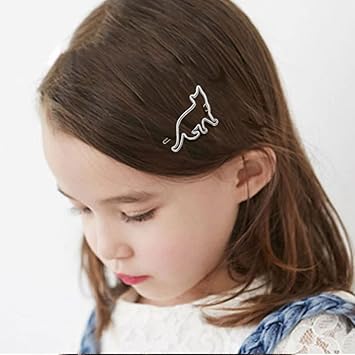 minkissy 4pcs Cat Hair Clips for Women Metal Hair Clips Hollow Cat Golden Sliver Hair Barrettes Cat Shaped Hair Clips for Women Girls - Image 5