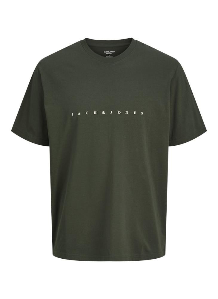 JACK & JONES Plus Size Logo Crew Neck T-Shirt - Image 5