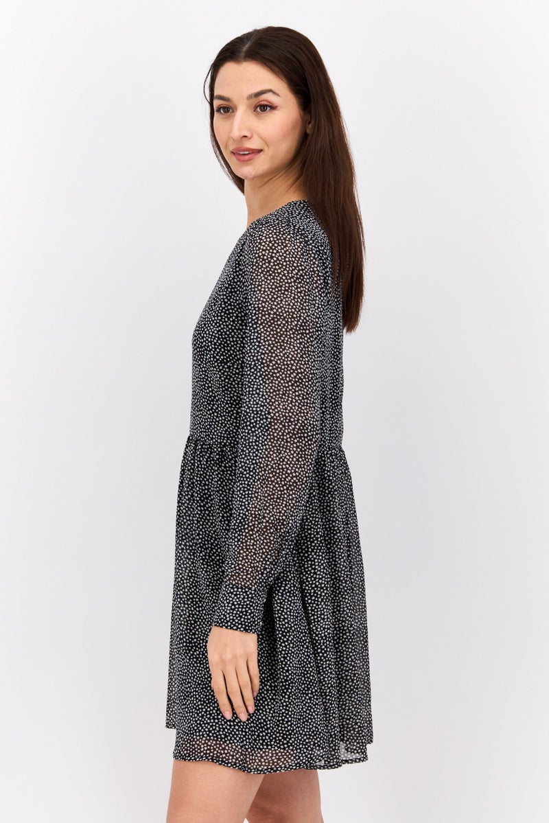 Pepe Jeans Women Allover Print Mini Dress, Multicolor - Image 2