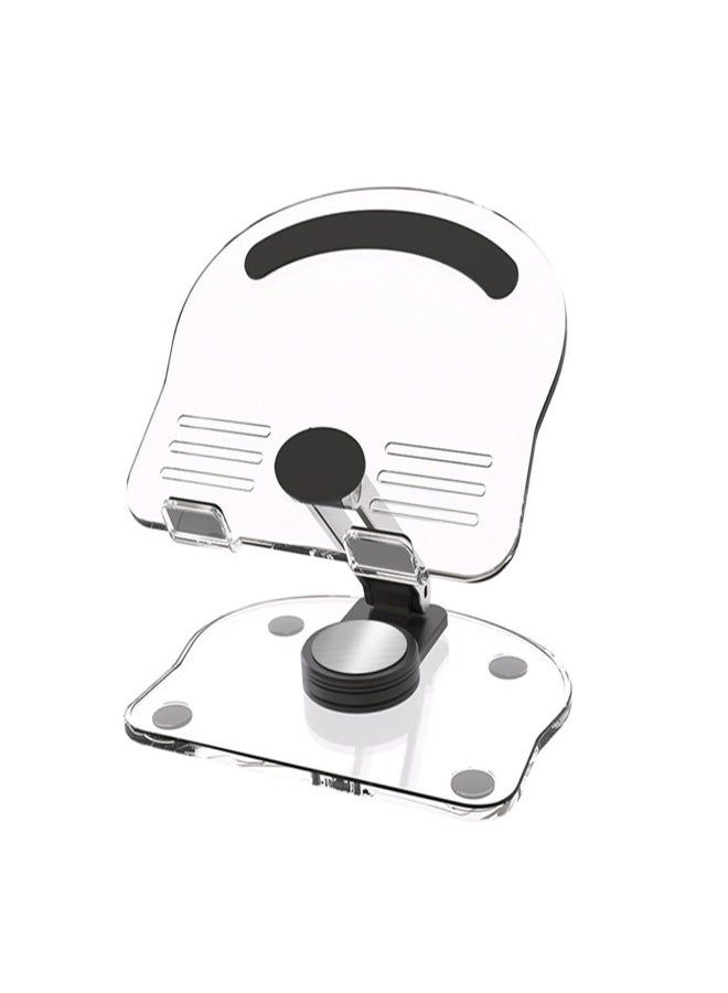 Tablet PC holder 360 degree adjustable rotating desktop holder, foldable tablet PC holder - Image 1