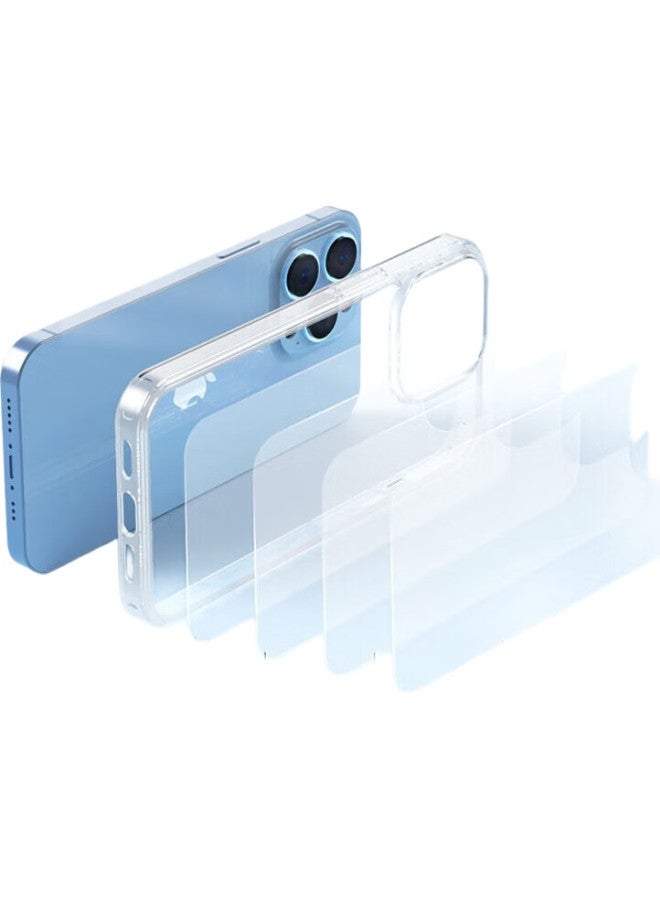 Koolife Case For Apple Iphone 13 Pro, Transparent Silicone Protective Cover, Full Protection Air Cushion Shockproof Ultra-Thin Soft And Hard Shell, Personalized For Men And Women - Image 1