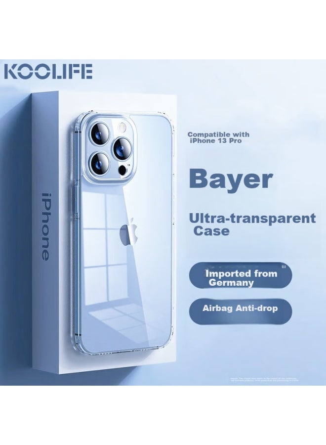 Koolife Case For Apple Iphone 13 Pro, Transparent Silicone Protective Cover, Full Protection Air Cushion Shockproof Ultra-thin Soft And Hard Shell, Personalized For Men And Women - Image 1