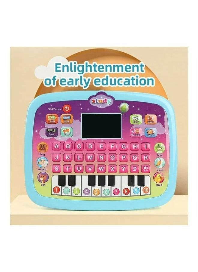 Study Led Screen Childrens Tablet Learning Machine Toy Model Early Educational English Point Reading 21.5X19.5  - Image 4
