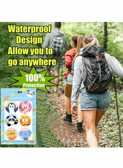 KASTWAVE لصقات حماية طبيعية للأطفال والكبار للسفر والتنزه والتخييم والتخييم والنشاطات المائية 72 ورقة 432 عبوة  - Image 3
